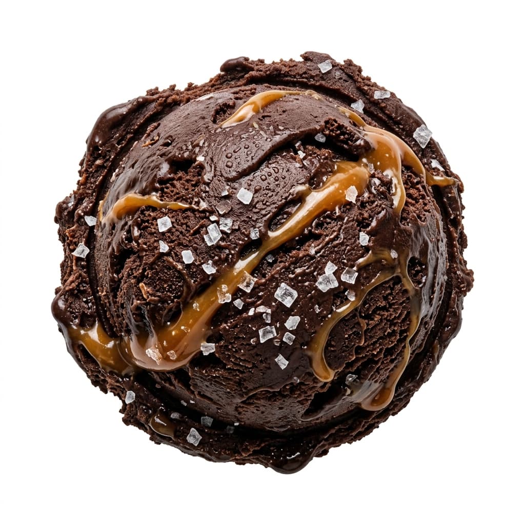 Chocolate Sea Salt Caramel Gelato